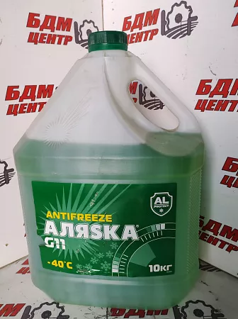 Антифриз Аляска -40 green 10кг.(зелёный)