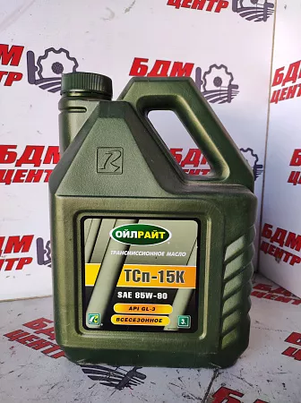 Масло OIL RIGHT ТСп -15К TM-3-18 (API GL-3) 3л. 85W-90